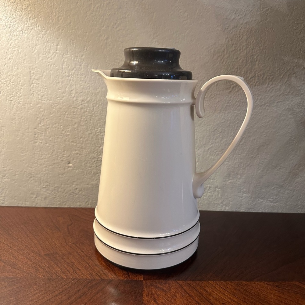 Vintage Thermos 810 Sheree Carafe Glass Lined Coffee Pitcher 1980s